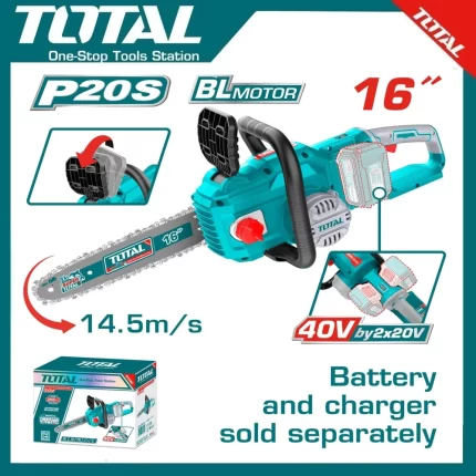 Cordless Chain Saw 16″ TGSLI40168