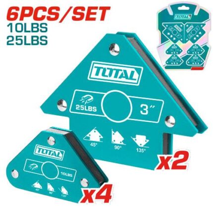 6 Pcs magnetic  welding holder set TAMWH6002 I Company: Total